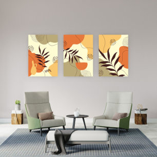 ミニマリストのオーガニック造形植物芸術のセット