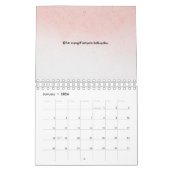 ミニマリストのカスタマイズ：白黒 カレンダー (1月 2026)