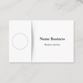 ミニマリストのカスタマイズ：白黒 名刺