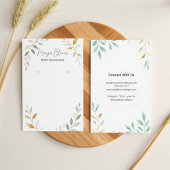 ミニマリストのカスタム葉イヤリング表示カード