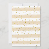 ミニマリストのカボチャフローラがベビー戦を願う 招待状 (裏面)