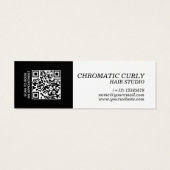 ミニマリストのクラス白黒抽象芸術パターン (裏面)