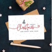 ミニマリストのクリスマスカード:モダンホリデーSimplici シーズンカード