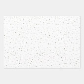 ミニマリストのクリスマスグリーンパインの贈り物 ラッピングペーパーシート (正面2)