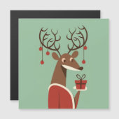 ミニマリストのクリスマストインデナーギフト現在の休日 (正面/裏面)