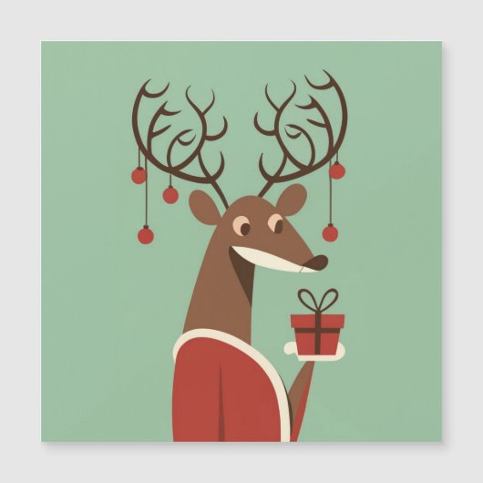 ミニマリストのクリスマストインデナーギフト現在の休日 (正面)