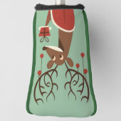 ミニマリストのクリスマストインデナーギフト現在の休日 ゴルフヘッドカバー (回転90)