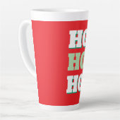 ミニマリストのクリスマスパーティー カフェラテマグ (左アングル)
