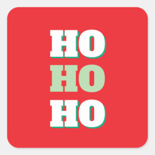 ミニマリストのクリスマスパーティー スクエアシール