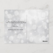 ミニマリストのクリスマスファミリーバイブル聖句フォトカード ポストカード (裏面)