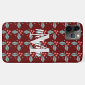 ミニマリストのクリスマスベリーの枝デザイン Case-Mate iPhoneケース (裏面(横))