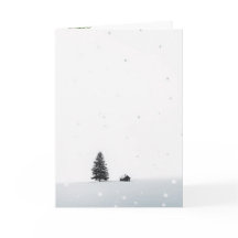 ミニマリストのクリスマス 冬のシーン