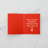 ミニマリストのグリーティングカード カード (内部)