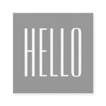 ミニマリストのグレーシンプルトレンディーモダン名刺