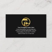 ミニマリストのグレー絵を描レイヤの線 名刺 (裏面)