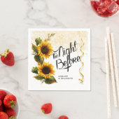 ミニマリストのサンセットの前夜祭 スタンダードカクテルナプキン (インサイチュ)