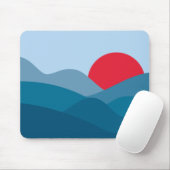 ミニマリストのサンプロシアンブルー マウスパッド (マウス)