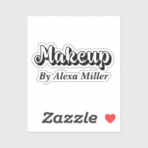 ミニマリストのシックな黒とグレーのメイクアップQRコード