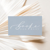 ミニマリストのスクリプトベビーシャワーブックベビーカード プレイスカード