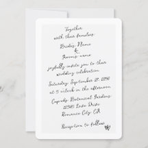 ミニマリストのスクリプト書の手タイポグラフィ結婚の