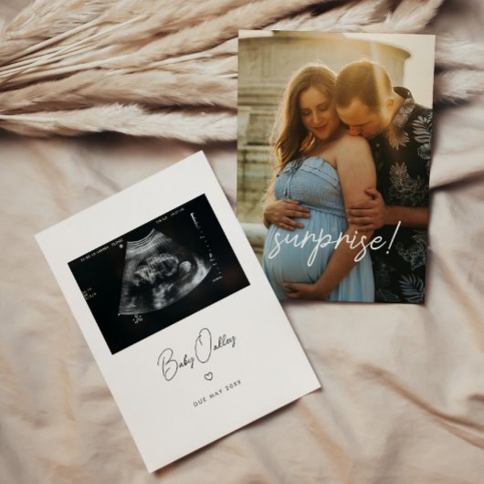 ミニマリストのスクリプト2 – 写真超音波妊娠 案内状