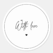 ミニマリストのステッモダンカー ラウンドシール (正面)