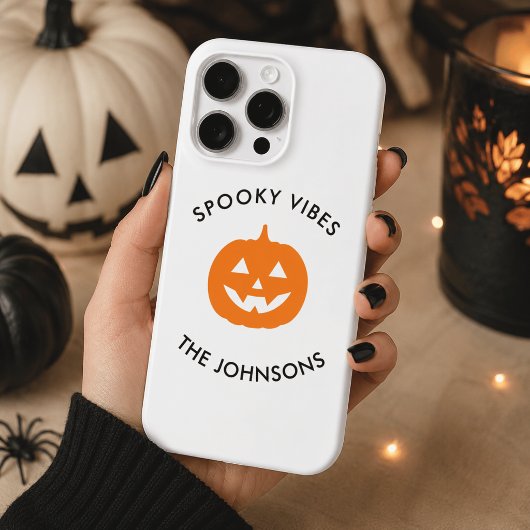 ミニマリストのスプーキーなハロウィン オーナメント Case-Mate iPhoneケース