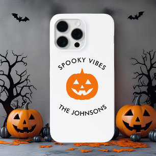 ミニマリストのスプーキーなハロウィン オーナメント iPhone 15 PRO MAXケース