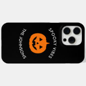 ミニマリストのスプーキーな雰囲気 – オーダーメイドのハロウィン Case-Mate iPhoneケース (裏面 (横))
