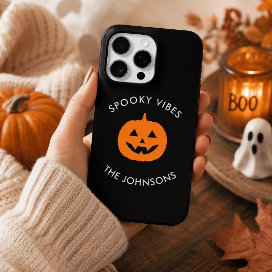 ミニマリストのスプーキーな雰囲気 – オーダーメイドのハロウィン Case-Mate iPhoneケース