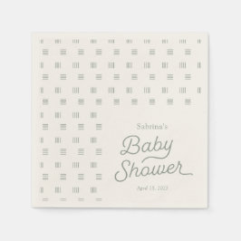 ミニマリストのセージボホ スタンダードカクテルナプキン