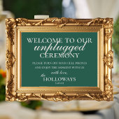 ミニマリストのセージ・グリーン結婚プラグ抜き式 ポスター