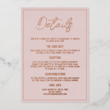 ミニマリストのダスティピンク実在詳細金ゴールド結婚ズ