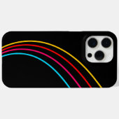 ミニマリストのネオンストライプ Case-Mate iPhoneケース (裏面 (横))