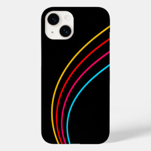 ミニマリストのネオンストライプ Case-Mate iPhone 14ケース