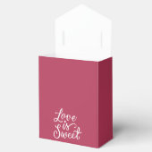 ミニマリストのハイビスカスとホワイトウェディング フェイバーボックス (オープン)