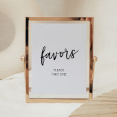 ミニマリストのハローベビーモダンの好意 ポスター