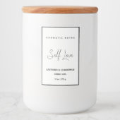 ミニマリストのハーブ風呂ラベル フードラベル (正面)