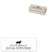 ミニマリストのバセット・ハウンド・ドッグ ラバースタンプ (押印)