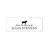 ミニマリストのバセット・ハウンド・ドッグ ラバースタンプ (インプリント)