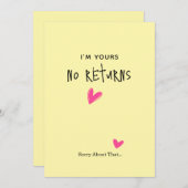 ミニマリストのバレンタインカード - ロマンチックでエレガント! シーズンカード (正面/裏面)