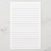 ミニマリストのパーソナライズされたモノグラム文房具 (裏面)