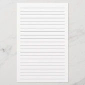 ミニマリストのパーソナライズされたモノグラム文房具 チラシ (裏面)