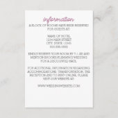 ミニマリストのパープルア結婚スターのエンクロージャカード エンクロージャーカード (正面)