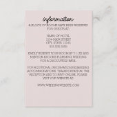 ミニマリストのパープルア結婚スターのエンクロージャカード エンクロージャーカード (正面)