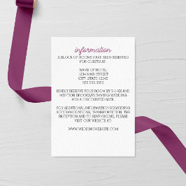 ミニマリストのパープルア結婚スターのエンクロージャカード エンクロージャーカード