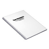 ミニマリストのビジネスロゴはこちらのノートブック ノートブック (右側)