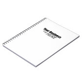 ミニマリストのビジネスロゴはこちらのノートブック ノートブック (左側)