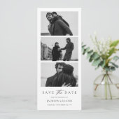 ミニマリストのフォトストリップ セーブザデート (スタンド正面)