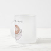 ミニマリストのフロストマグ - Mug Life Chose Me フロストグラスマグカップ (正面左)